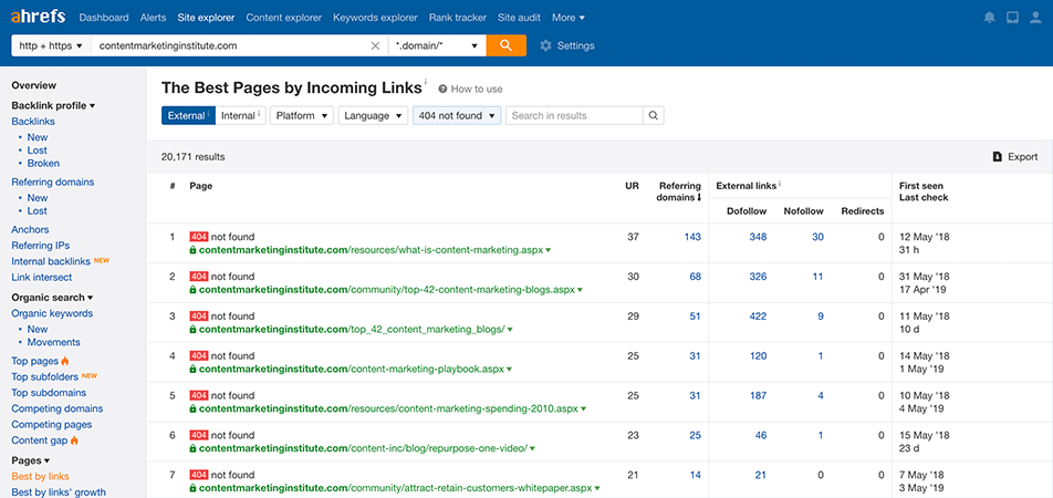 Free Broken Link Checker Dead Link Checking Tool By Ahrefs