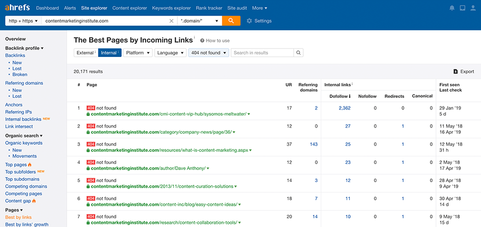 Free Broken Link Checker Dead Link Checking Tool By Ahrefs